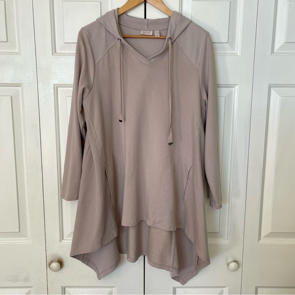 Lori Goldstein Waffle & French
Terry Pullover Hoodie Sz. PL - Picture 11 of 12